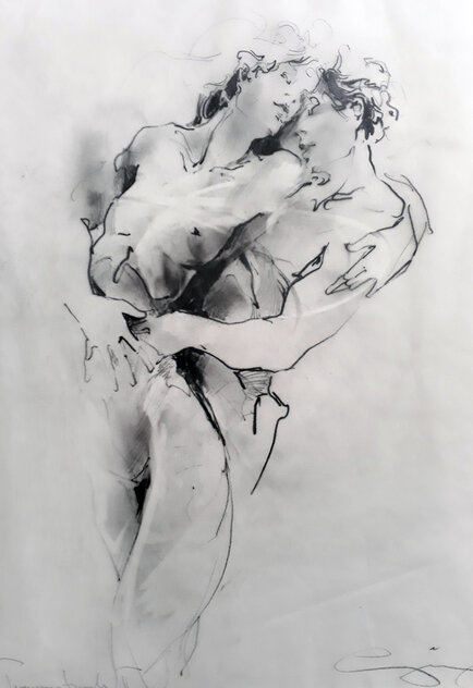 Transformation II 1995 13x10 - Drawing Drawing by Jurgen Gorg