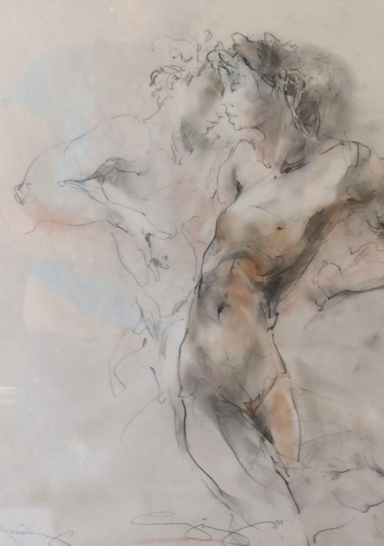 Rendezvous 14x16 Original Painting by Jurgen Gorg Rendezvous 14x16 Original Painting by Jurgen Gorg