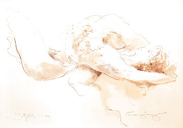 Bettgeflüster Watercolor 2002 12x17 Watercolor - Jurgen Gorg Bettgeflüster Watercolor 2002 12x17 Watercolor - Jurgen Gorg