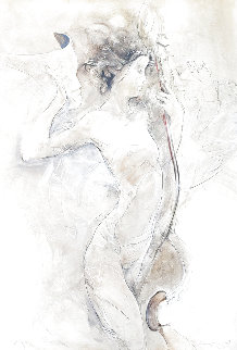 Muse 62x44 - Huge Original Painting - Jurgen Gorg Muse 62x44 - Huge Original Painting - Jurgen Gorg