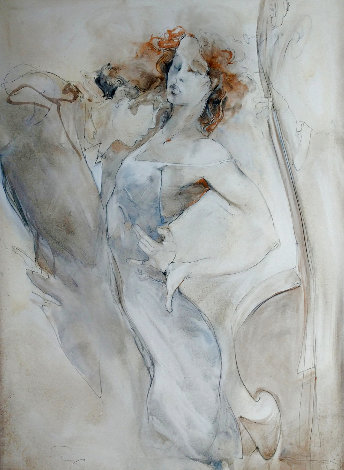 Tango Original Painting - Jurgen Gorg