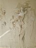 Tina Mit Rosen EA 1986 -  Embellished Hand Colored Lithograph Limited Edition Print by Jurgen Gorg - 1