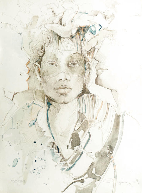 Portrait of a Young Woman EA 1987 Limited Edition Print by Jurgen Gorg