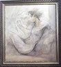 Leda XII 2017 45x41 - Huge Original Painting by Jurgen Gorg - 1