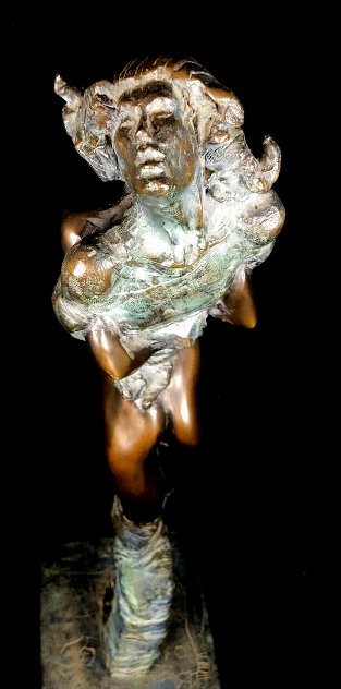 Paar Bronze Sculpture 1995 30 in  - Huge Sculpture by Jurgen Gorg