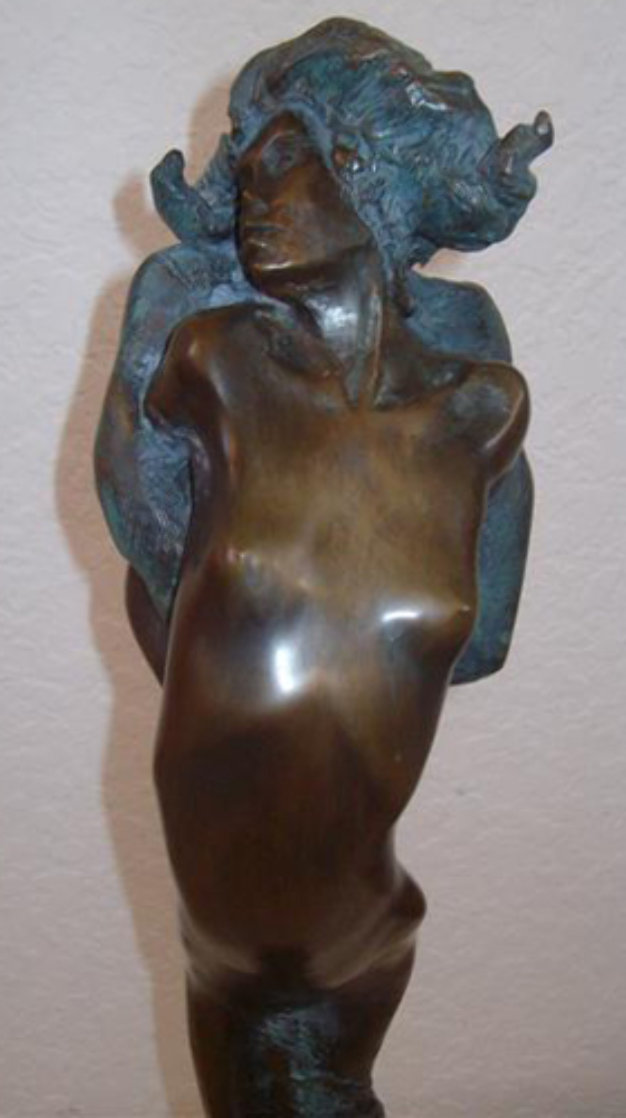 Paar Bronze Sculpture 1995 30 in  Sculpture by Jurgen Gorg