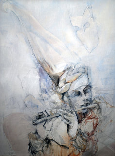 Venezianische Klang 1991 39x31 Original Painting - Jurgen Gorg Venezianische Klang 1991 39x31 Original Painting - Jurgen Gorg
