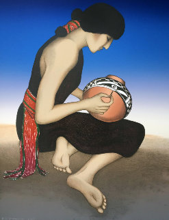 Hopi 1983 Limited Edition Print - R.C. Gorman Hopi 1983 Limited Edition Print - R.C. Gorman