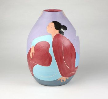 Repose Ceramic Sculpture 1986 42 in Sculpture - R.C. Gorman Repose Ceramic Sculpture 1986 42 in Sculpture - R.C. Gorman