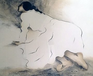 Lady of the Barefoot 1978 Limited Edition Print - R.C. Gorman Lady of the Barefoot 1978 Limited Edition Print - R.C. Gorman