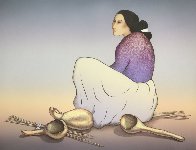 Ladle Maker 1984 Limited Edition Print by R.C. Gorman - 0 Ladle Maker 1984 Limited Edition Print by R.C. Gorman - 0
