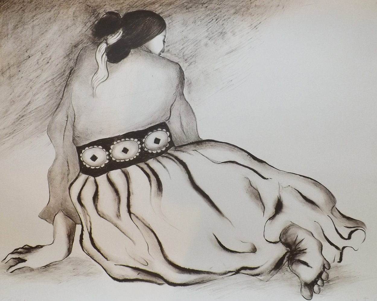 Woman With Concho TP 1976 Limited Edition Print by R.C. Gorman Woman With Concho TP 1976 Limited Edition Print by R.C. Gorman