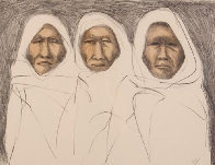 Three Taos Men 1970 Limited Edition Print by R.C. Gorman - 0 Three Taos Men 1970 Limited Edition Print by R.C. Gorman - 0