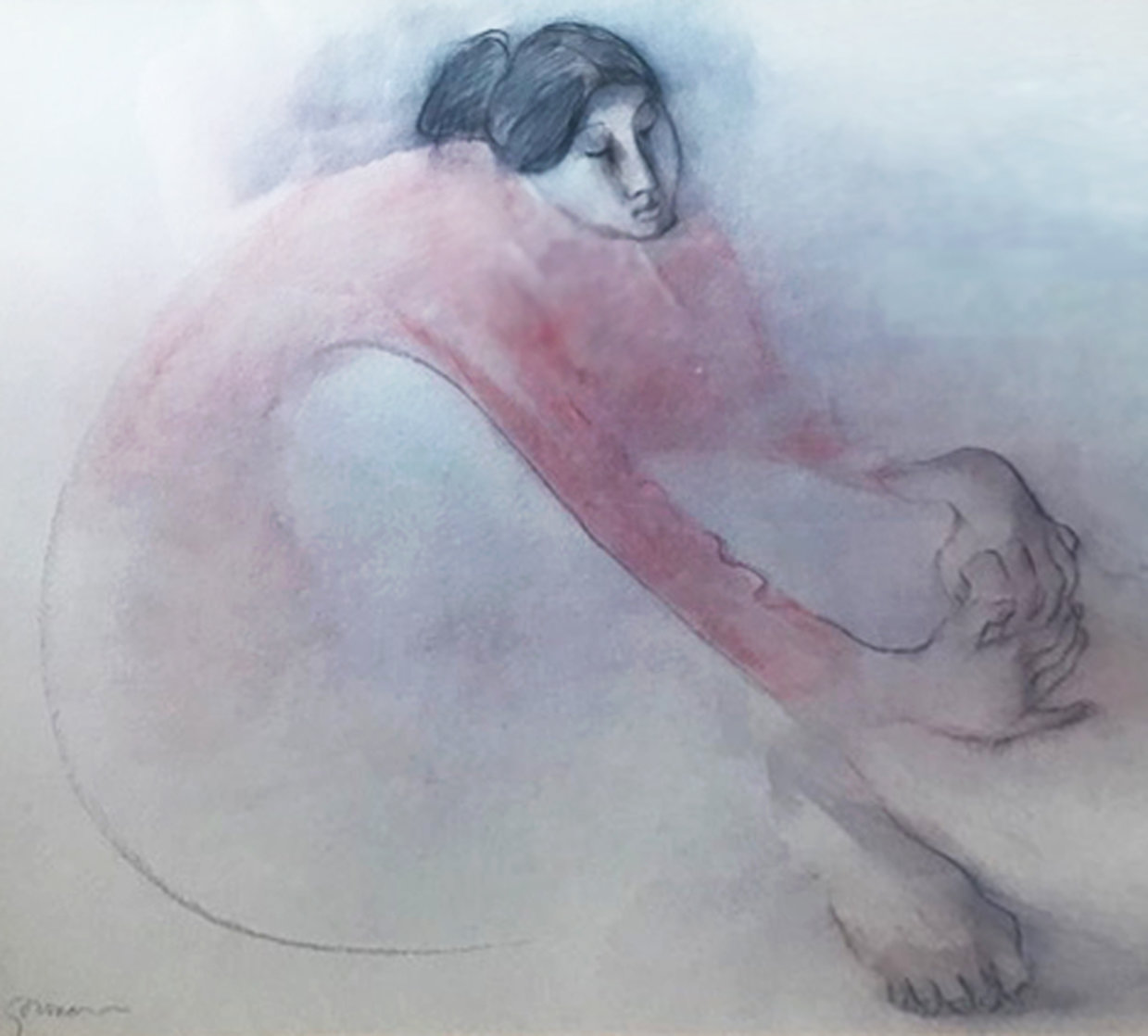 Untitled Portrait 1970 Limited Edition Print by R.C. Gorman Untitled Portrait 1970 Limited Edition Print by R.C. Gorman