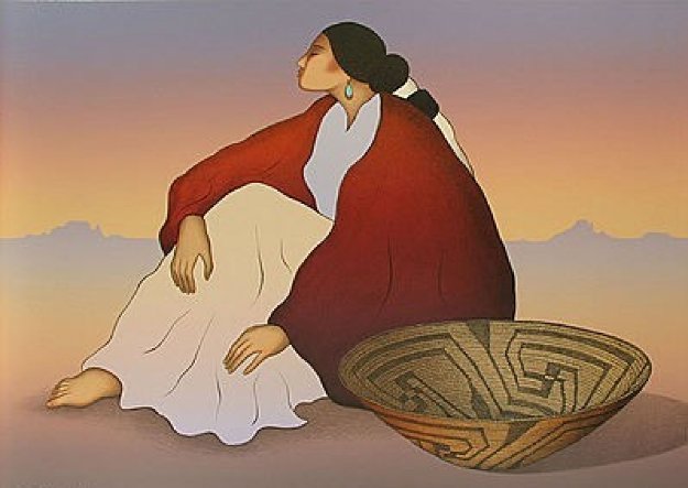 Pima 1987 Limited Edition Print by R.C. Gorman Pima 1987 Limited Edition Print by R.C. Gorman