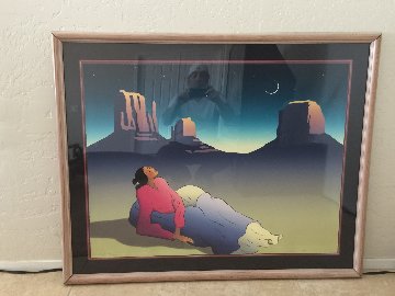 Crescent Moon AP 1987 Limited Edition Print - R.C. Gorman Crescent Moon AP 1987 Limited Edition Print - R.C. Gorman