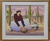 Saguaro 1990 Limited Edition Print by R.C. Gorman - 1 Saguaro 1990 Limited Edition Print by R.C. Gorman - 1