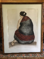 Woman With Manta 1977 Limited Edition Print by R.C. Gorman - 1 Woman With Manta 1977 Limited Edition Print by R.C. Gorman - 1