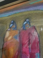 Best Friends 1966 32x30 (Early) Original Painting by R.C. Gorman - 5 Best Friends 1966 32x30 (Early) Original Painting by R.C. Gorman - 5
