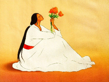 Navajo Poppies Limited Edition Print - R.C. Gorman Navajo Poppies Limited Edition Print - R.C. Gorman