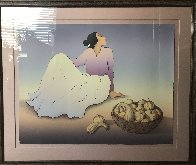 Woman With Gourds 1989 Limited Edition Print by R.C. Gorman - 1 Woman With Gourds 1989 Limited Edition Print by R.C. Gorman - 1