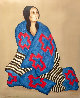 Chief's Blanket State 1 1980 Limited Edition Print by R.C. Gorman - 2