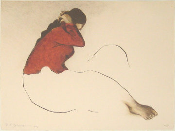 Guitta AP 1978 Limited Edition Print - R.C. Gorman Guitta AP 1978 Limited Edition Print - R.C. Gorman