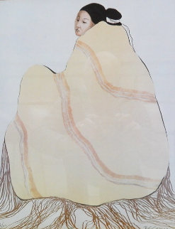 Untitled (Woman with Beige Blanket) 1977 Limited Edition Print - R.C. Gorman