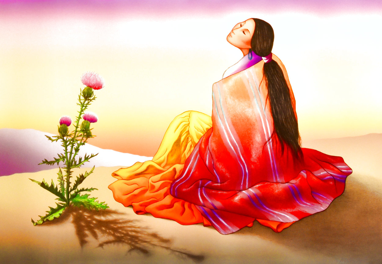 Navajo Dawn 1992 Limited Edition Print by R.C. Gorman Navajo Dawn 1992 Limited Edition Print by R.C. Gorman