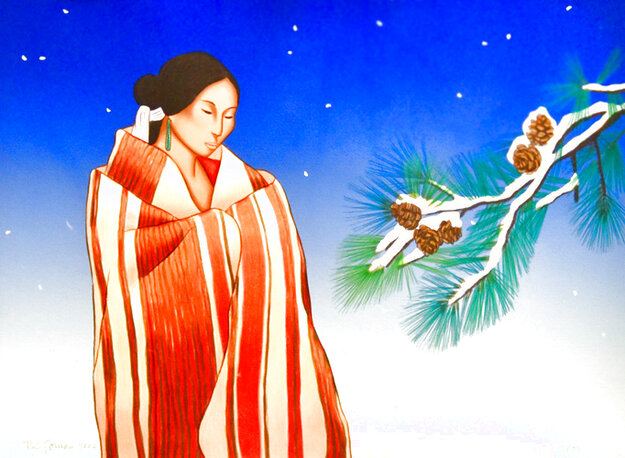 Reverie 2002 Limited Edition Print - R.C. Gorman