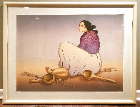 Ladle Maker 1984 Limited Edition Print by R.C. Gorman - 1 Ladle Maker 1984 Limited Edition Print by R.C. Gorman - 1