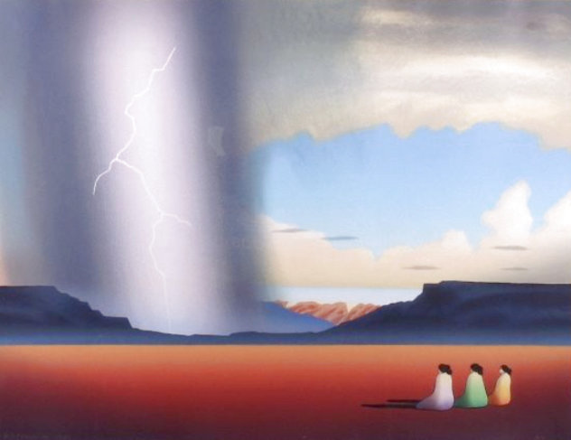 Thunderstorm AP 1983 - Huge Limited Edition Print by R.C. Gorman