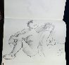 Untitled R.C. Gorman Early Sketch Book 12x9 Drawing by R.C. Gorman - 22