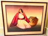 Harvest Jar 1986 - Huge Framed Lithograph Limited Edition Print by R.C. Gorman - 1