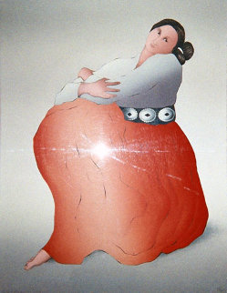 Khisani's Belt 1984 Limited Edition Print - R.C. Gorman Khisani's Belt 1984 Limited Edition Print - R.C. Gorman