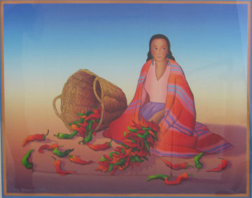 La Chilera 1990 Limited Edition Print - R.C. Gorman La Chilera 1990 Limited Edition Print - R.C. Gorman