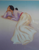 Turquoise Suite of 3 Limited Edition Print by R.C. Gorman - 2 Turquoise Suite of 3 Limited Edition Print by R.C. Gorman - 2