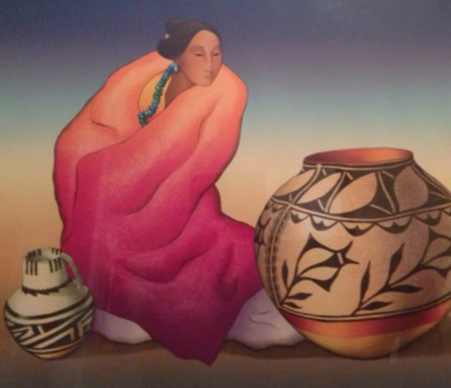 Thistle Jar 1987 Limited Edition Print by R.C. Gorman Thistle Jar 1987 Limited Edition Print by R.C. Gorman
