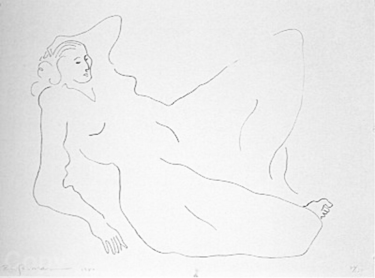 Pajeha (State I) 1980 Limited Edition Print by R.C. Gorman Pajeha (State I) 1980 Limited Edition Print by R.C. Gorman