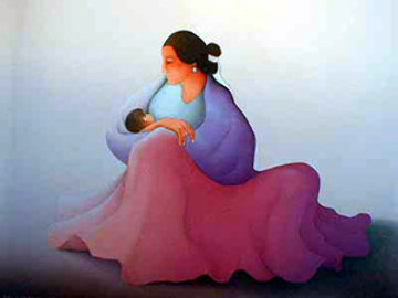 Maria Elena 1990 39x47 Super Huge Limited Edition Print - R.C. Gorman Maria Elena 1990 39x47 Super Huge Limited Edition Print - R.C. Gorman