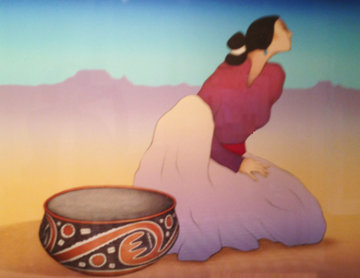 Tonto Woman 1991 Limited Edition Print - R.C. Gorman Tonto Woman 1991 Limited Edition Print - R.C. Gorman