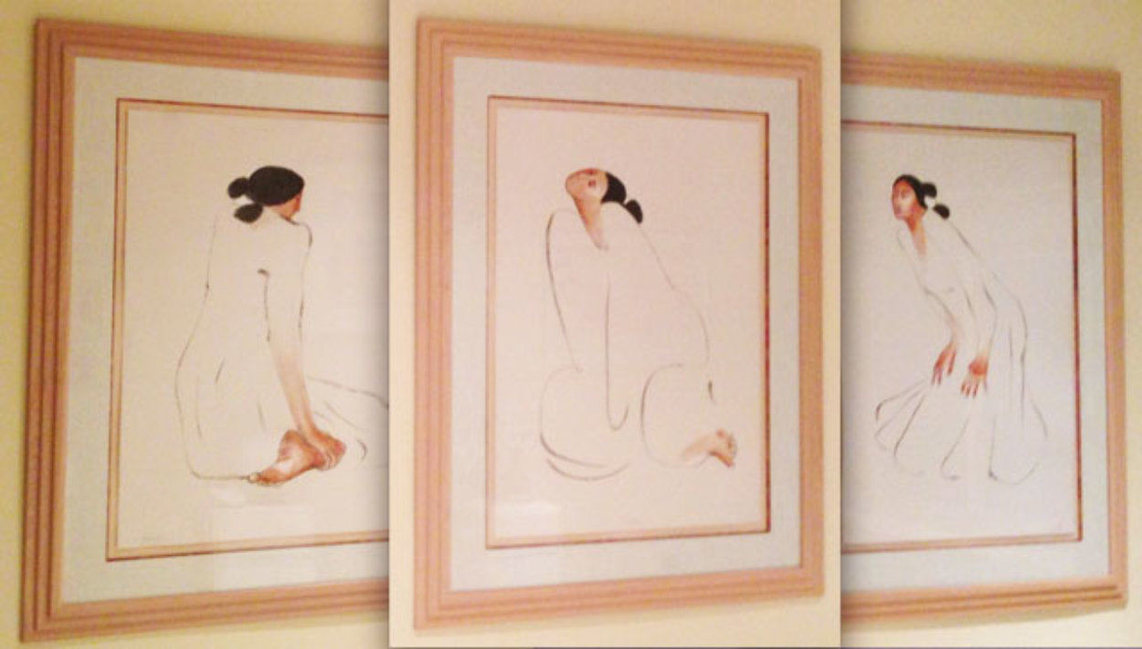 Trilogy, Set of 3 1986 Limited Edition Print by R.C. Gorman Trilogy, Set of 3 1986 Limited Edition Print by R.C. Gorman