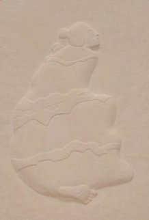 Storyteller 3 pc Triptych Cast Paper Sculptures 1989 Limited Edition Print - R.C. Gorman Storyteller 3 pc Triptych Cast Paper Sculptures 1989 Limited Edition Print - R.C. Gorman