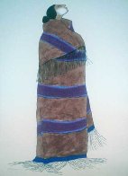 Carol's Blanket I AP 1984 Limited Edition Print by R.C. Gorman - 0 Carol's Blanket I AP 1984 Limited Edition Print by R.C. Gorman - 0