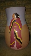 Meeting Ceramic Vase 1989 16 in Sculpture by R.C. Gorman - 3 Meeting Ceramic Vase 1989 16 in Sculpture by R.C. Gorman - 3