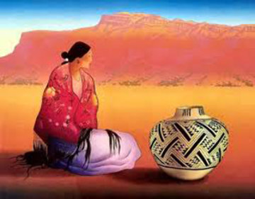 Mystic Mesa 1991 Limited Edition Print - R.C. Gorman Mystic Mesa 1991 Limited Edition Print - R.C. Gorman