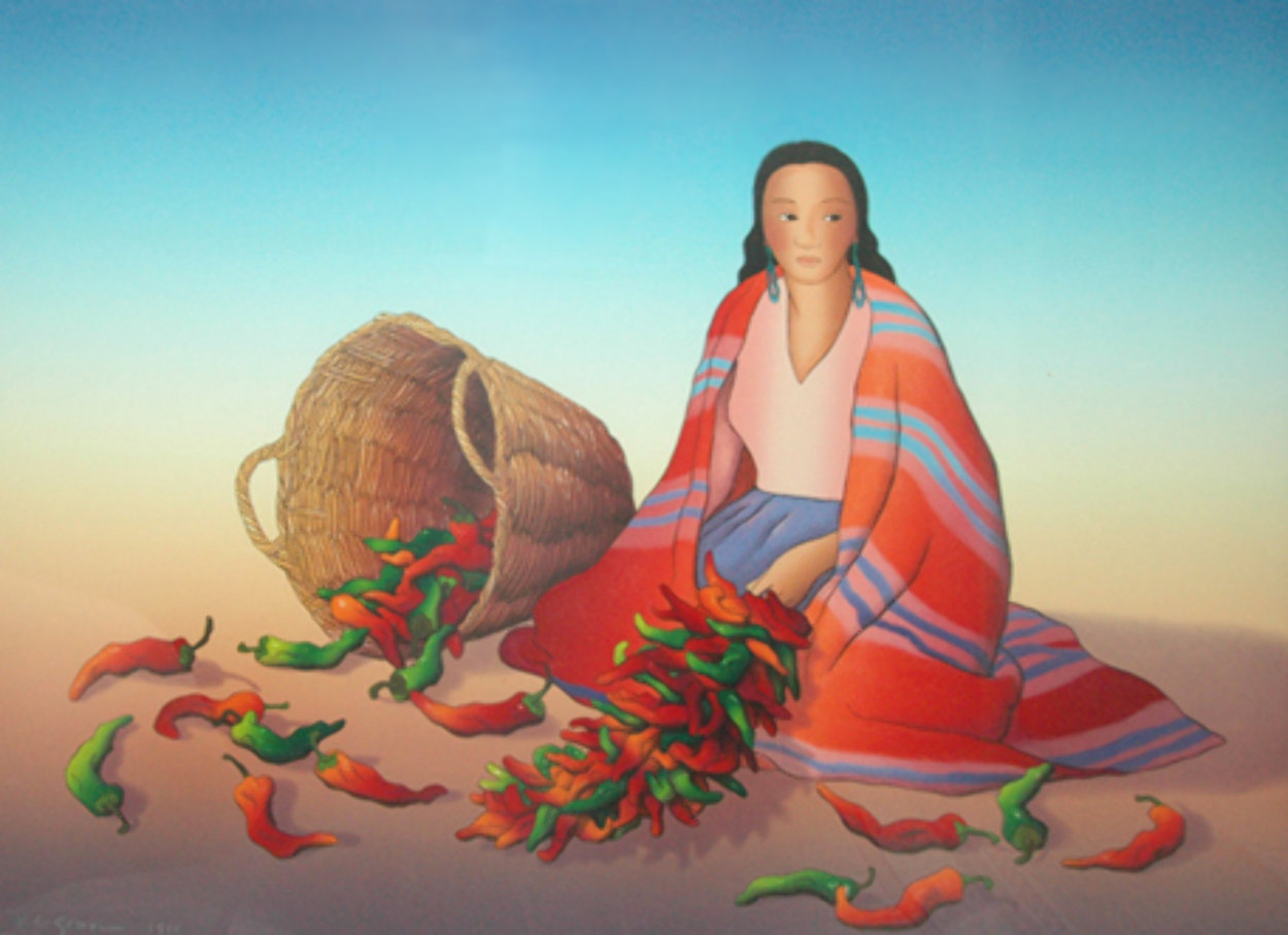 La Chilera 1990 Limited Edition Print by R.C. Gorman La Chilera 1990 Limited Edition Print by R.C. Gorman