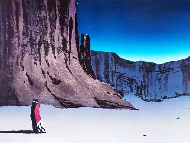 Canyon De Chelly (Night) 1979 Limited Edition Print by R.C. Gorman