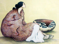 Tonto Pot Limited Edition Print by R.C. Gorman - 0 Tonto Pot Limited Edition Print by R.C. Gorman - 0