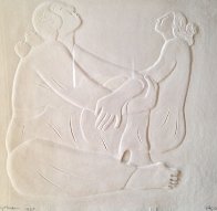 Two Women Cast Paper 1987 Limited Edition Print by R.C. Gorman - 0 Two Women Cast Paper 1987 Limited Edition Print by R.C. Gorman - 0